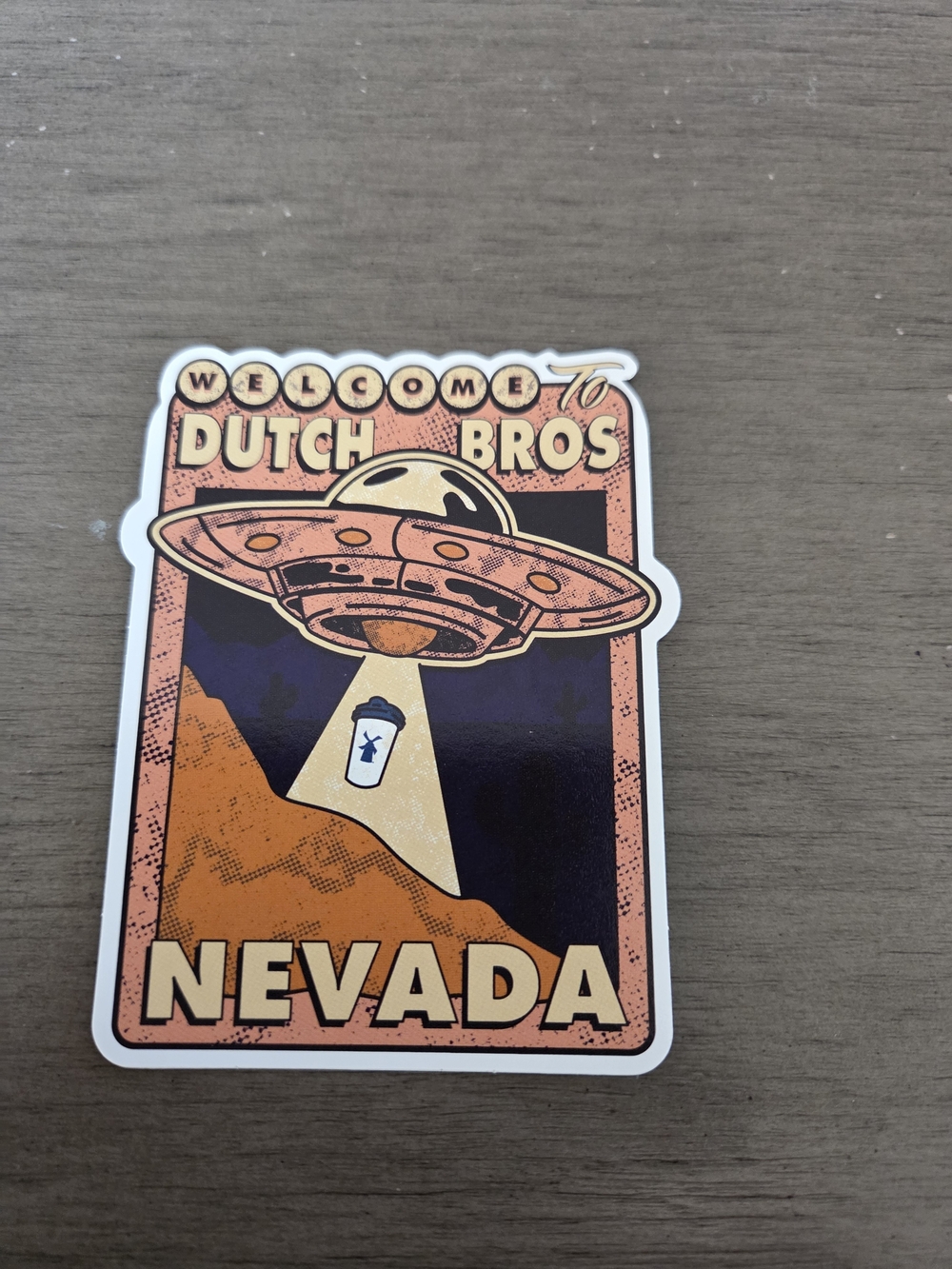 Dutch Bros Nevada State Sticker 2026